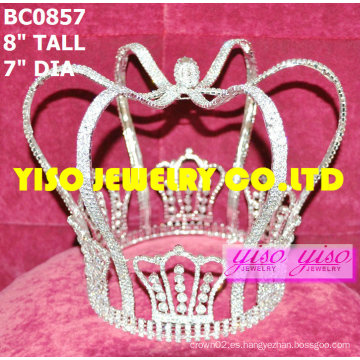 Rey diseño rhinestone corona